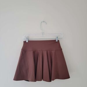 Women's Brown Tennis Skirt